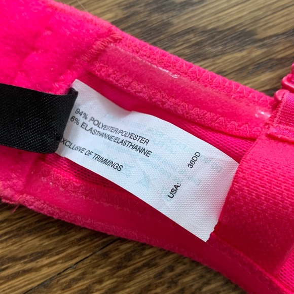 Adore Me hot pink floral balconette convertible bra, size 36DD - Picture 4 of 7